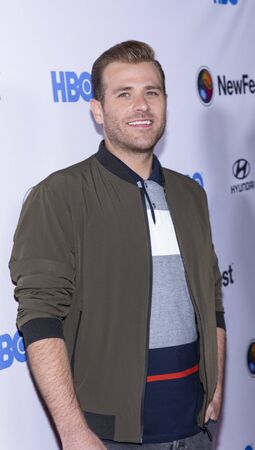 New York, NY, USA - October 23, 2019: Scott Evans attends the opening night screening of "Sell By" during NewFest Film Festival at SVA Theater, Manhattanのeditorial素材