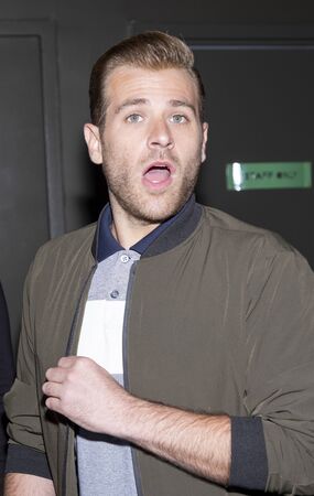 New York, NY, USA - October 23, 2019: Scott Evans attends the opening night screening of "Sell By" during NewFest Film Festival at SVA Theater, Manhattanのeditorial素材
