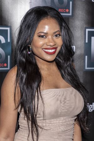 New York, NY, USA - November 13, 2019: Nhadya Salomon attends "Night Sweats" New York Premiere screening at Tribeca Screening Room, Manhattan








;のeditorial素材