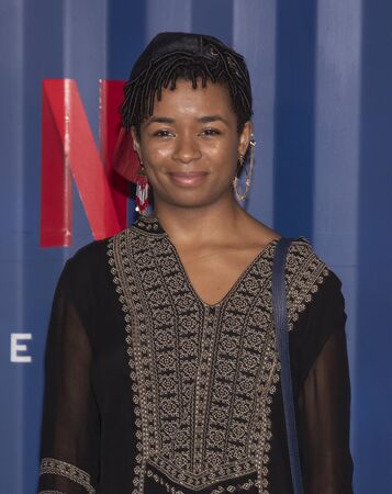 New York, NY, USA - December 10, 2019: Alexis Floyd attends Netflix's "6 Underground" New York Premiere at The Shed, Manhattanのeditorial素材