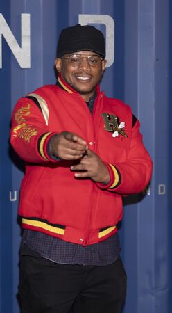 New York, NY, USA - December 10, 2019: Sway Calloway attends Netflix's "6 Underground" New York Premiere at The Shed, Manhattanのeditorial素材