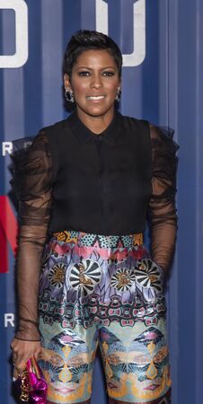 New York, NY, USA - December 10, 2019: Tamron Hall attends Netflix's "6 Underground" New York Premiere at The Shed, Manhattanのeditorial素材