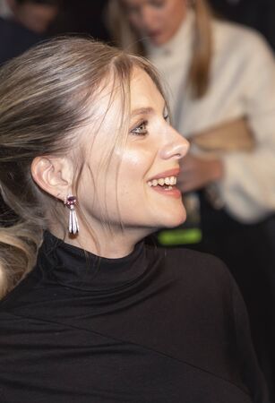 New York, NY, USA - December 10, 2019:  Melanie Laurent attends Netflix's "6 Underground" New York Premiere at The Shed, Manhattanのeditorial素材