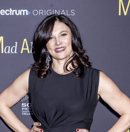 New York, NY, USA - December 16, 2019: Antoinette LaVecchia attends the "Mad About You" red carpet event at The Rainbow Room, Rockefeller center, Manhattanのeditorial素材