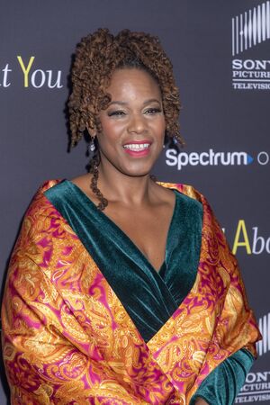 New York, NY, USA - December 16, 2019: Kecia Lewis attends the "Mad About You" red carpet event at The Rainbow Room, Rockefeller center, Manhattanのeditorial素材