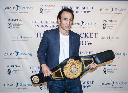 New York, NY, USA - February 5, 2020: Richie Lamontagne attends The Blue Jacket runway show in support of mens health and prostate cancer awareness at Pier 59 Studios , Manhattanのeditorial素材