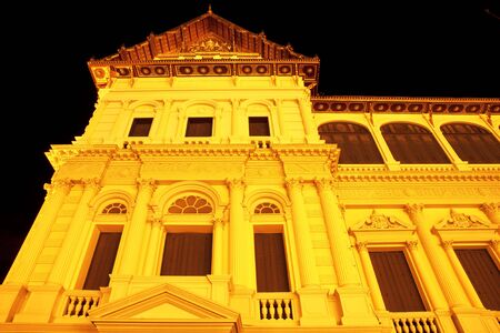 Night at the Palace in Bangkok, Thailand.のeditorial素材