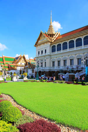 The palace of the king of Thailand. Opened as a tourist destination in Asia.のeditorial素材