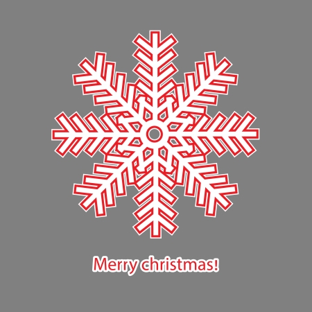 Christmas ornaments made from snowflakes illustrationのイラスト素材