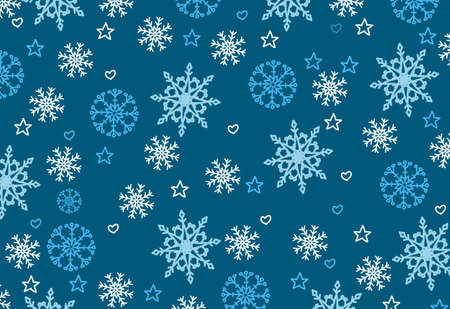 Vector textured background is lovely  Christmas snow pattern のイラスト素材