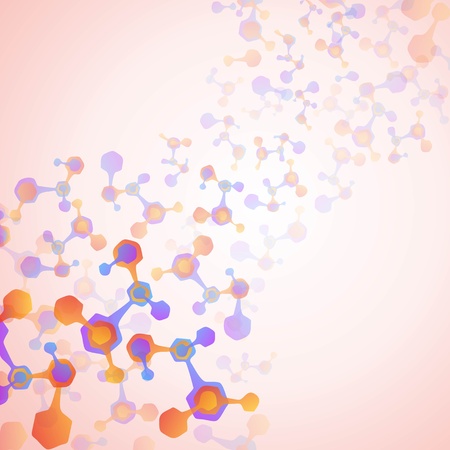 Abstract molecules medical backgroundのイラスト素材