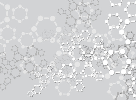 Abstract molecules medical backgroundのイラスト素材