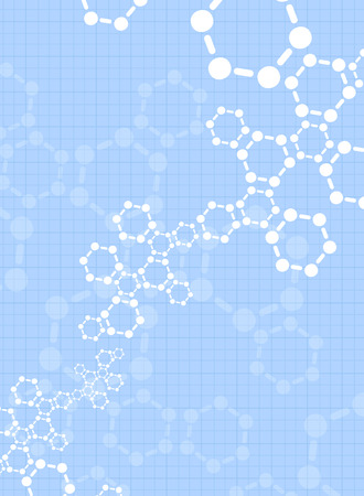 Abstract molecules medical backgroundのイラスト素材