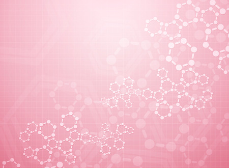 Abstract molecules medical backgroundのイラスト素材