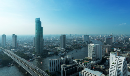 Bangkok City , Hotel and resident area in the capital of Thailandの写真素材