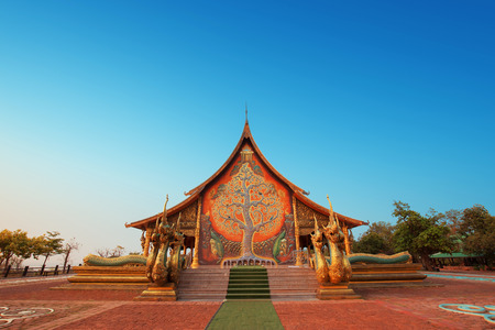 Sirindhorn Wararam Phu Prao Temple (Wat Phu Prao)in Ubon Ratchathani province, Thailand.の写真素材