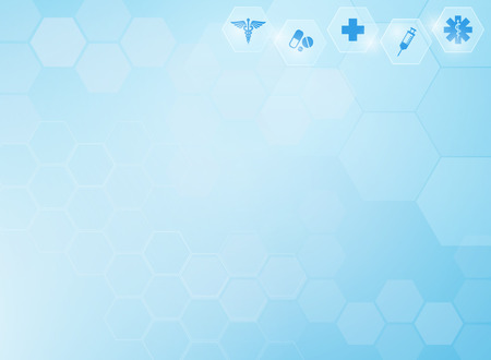 Medical background and icons to treat patients.のイラスト素材