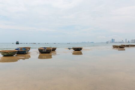 Danang, Vietnam: 9 May 2019 - My Khe beach is a beautiful beach in Danang city , Vietnam.のeditorial素材