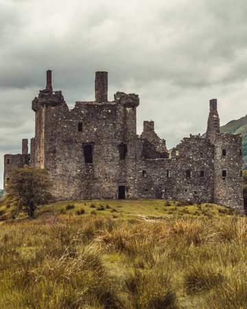 The Castle of Saint-Pierre in Scotland stands proudly, perched atop a rugged cliff. Its ancient...