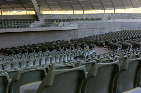 Circular Rows of Seating in an Empty Concert Theatreのeditorial素材