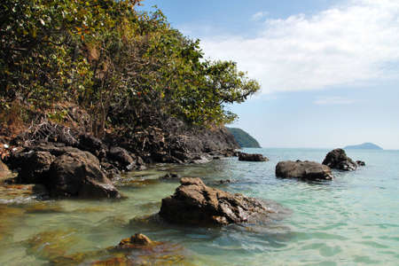 Landscape on the beachの写真素材