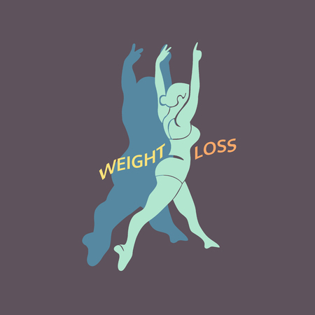 Weight loss iconのイラスト素材