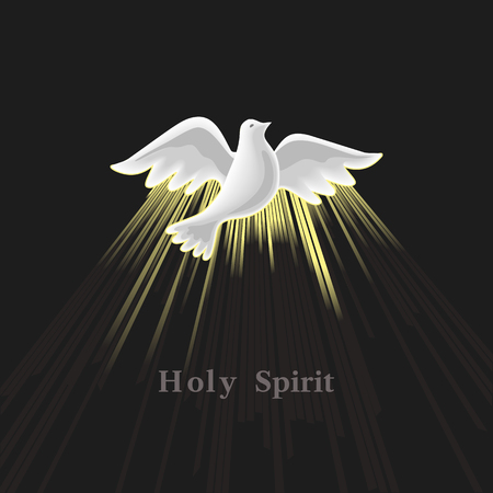 Pentecost Sunday. Holy Spirit.のイラスト素材
