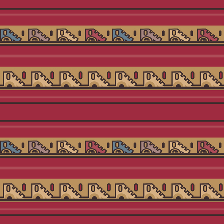 Mexican seamless patternのイラスト素材
