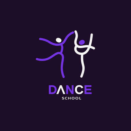 Dance icon conceptのイラスト素材