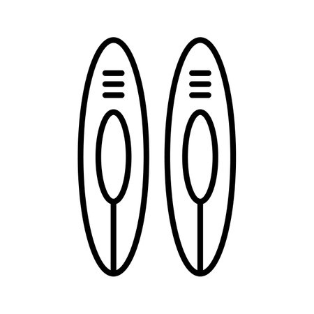 Boats, kayak, sup paddle Icon vector image. Can be used for Summer & Holidays. Suitable for mobile apps, web apps and print media.のイラスト素材