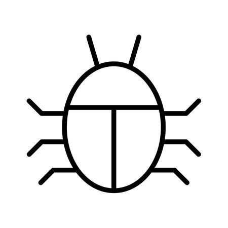 Bug, fixing, repair icon vector image. Can also be used for internet security. Suitable for use on web apps, mobile apps and print media.のイラスト素材