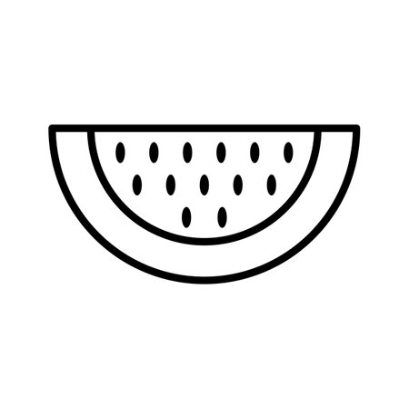 Watermelone, fruit, juice Icon vector image. Can be used for Summer & Holidays. Suitable for mobile apps, web apps and print media.のイラスト素材