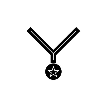 Business, medal, award, prize. success icon vector image. Can also be used for business & office. Suitable for use on web apps, mobile apps and print media.のイラスト素材