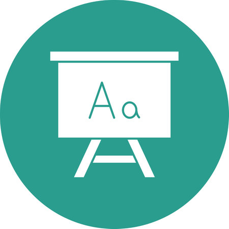 Blackboard icon vector image. Can also be used for education. Suitable for use on web apps, mobile apps and print media.のイラスト素材