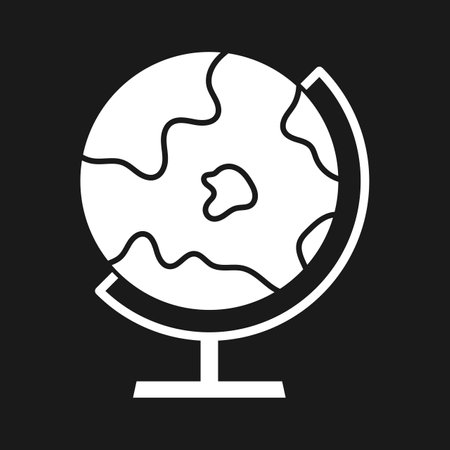 Globe icon vector image. Can also be used for education. Suitable for use on web apps, mobile apps and print media.のイラスト素材