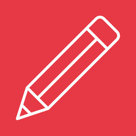 Pencil, write, edit icon vector image. Can also be used for education. Suitable for use on web apps, mobile apps and print media.のイラスト素材