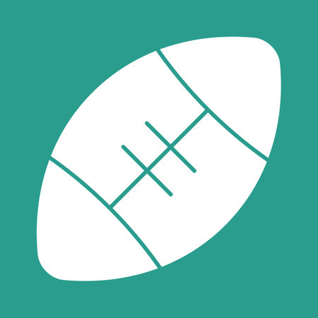 Rugby, sports, play icon vector image. Can also be used for education. Suitable for use on web apps, mobile apps and print media.のイラスト素材