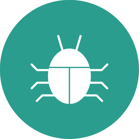 Bug, fixing, repair icon vector image. Can also be used for internet security. Suitable for use on web apps, mobile apps and print media.のイラスト素材
