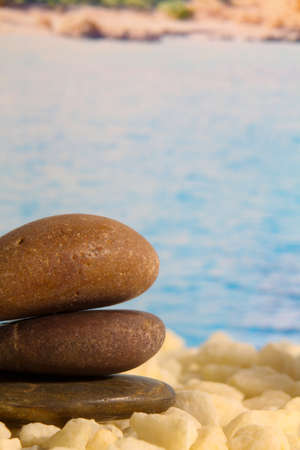 Relaxing relaxing at the beachの写真素材