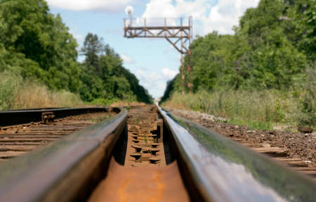 Railroad toronto, Canada. Growth; Development; Following; Forecasting; Journey; の写真素材