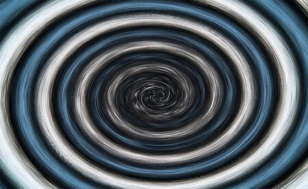 Blue,black,white color abstract twirl illustration art background