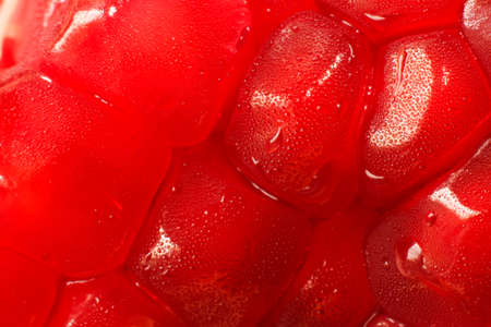 Extreme close up view of pomegranate seedsの写真素材