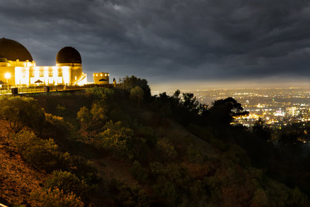 Night view of the city of Tbilisi, capital of Georgia