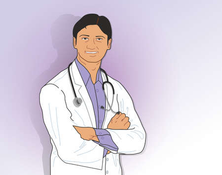 An Illustration of doctorの写真素材