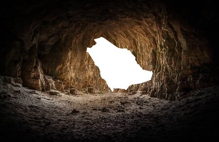 Saudi arabia Map with Creative cave background 3D Illustrationの写真素材