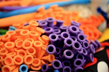 colorful of magic balloon to make toy , toy balloon