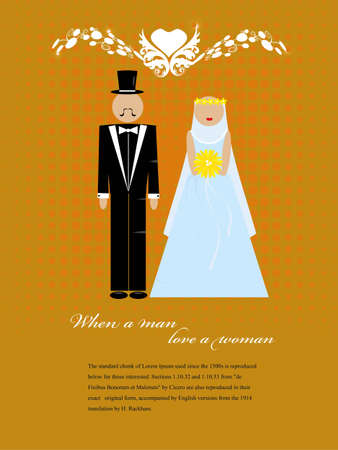 wedding for cards or others のイラスト素材