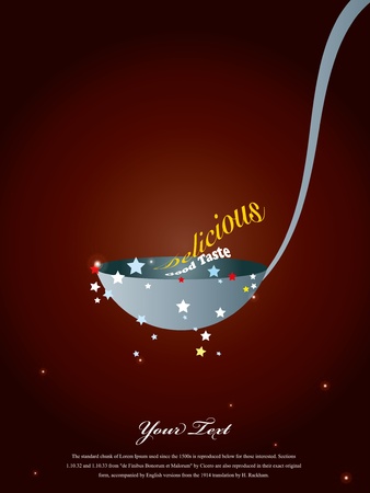 The vector of cooking template のイラスト素材