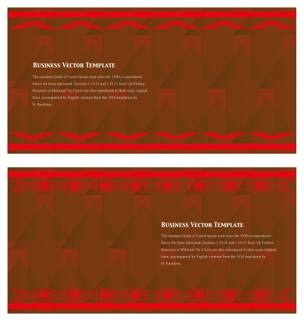 The business card template in vector のイラスト素材