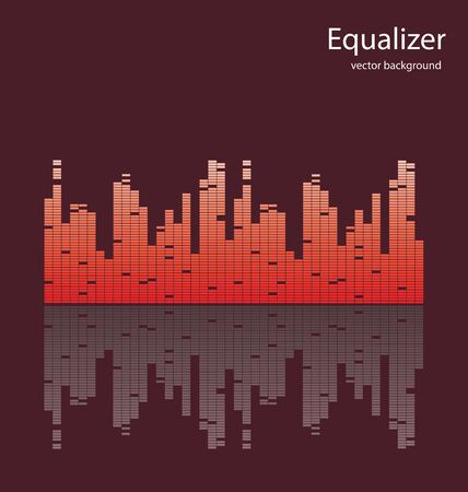 Equalizer vector use for background.のイラスト素材